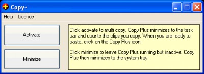 ! - CopyPlus 1.001 screenshot
