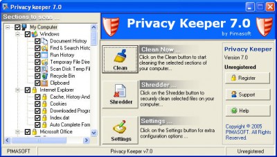 ! - Privacy Keeper 7.0.1 screenshot