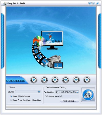 Easy DV to DVD 3 2.0.2.0918 screenshot