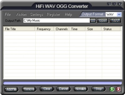 ! WAV OGG Converter 1.30 screenshot
