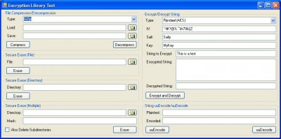 .NET Encryption Library 1.09 screenshot