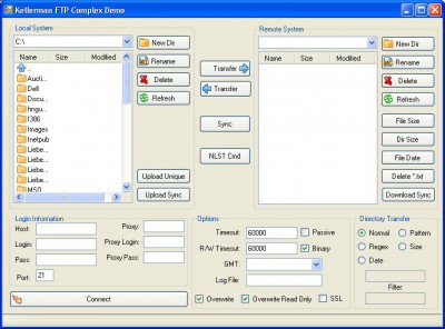.NET FTP Library 6.00 screenshot .NET FTP Library 6.00 screenshot