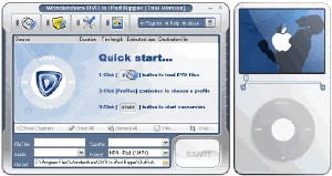 007 DVD to iPod Ripper 1.0.0 screenshot