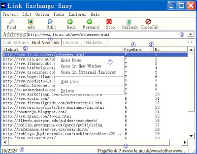 Affiliate Exchange Program Site on 007 Link Exchange Easy 3 11 Free Download Link Exchange Software To