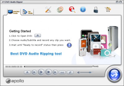 #1 DVD Audio ripper 1.0.39 screenshot #1 DVD Audio ripper 1.0.39 screenshot