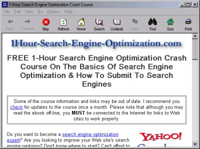 1-Hour Search Engine Optimization Crash Course 1.5 screenshot 1-Hour Search Engine Optimization Crash Course 1.5 screenshot