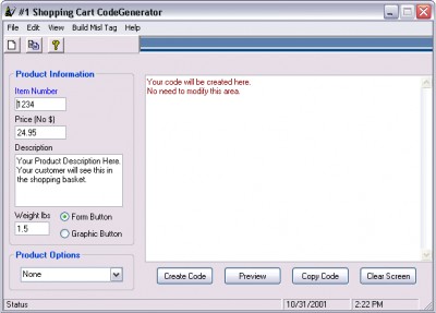 #1 Shopping Cart CodeGen 2.7.0 screenshot #1 Shopping Cart CodeGen 2.7.0 screenshot