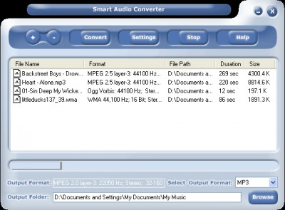 #1 Smart Audio Converter Pro 3.4 screenshot #1 Smart Audio Converter Pro 3.4 screenshot