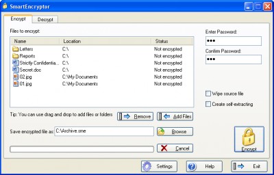 #1 Smart Encryptor - Encryption Manager 5.7 screenshot