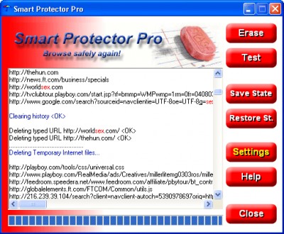 #1 Smart Protector Pro - Internet Eraser 4.12 screenshot #1 Smart Protector Pro - Internet Eraser 4.12 screenshot