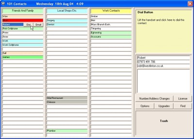 101 Contacts Pro. 2.07 screenshot 101 Contacts Pro. 2.07 screenshot
