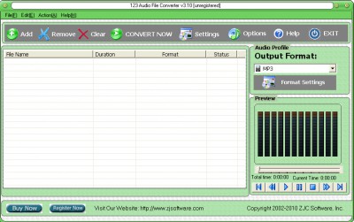 File Converter on 123 Audio File Converter 3 10 Free Download  Convert Audio Formats