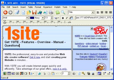 1site (LITE) 6.2.130 screenshot