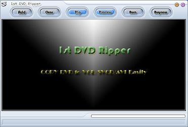 1st DVD Ripper 6.1.1 screenshot 1st DVD Ripper 6.1.1 screenshot