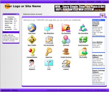 1st PHP Traffic Exchange Script 2.00 screenshot 1st PHP Traffic Exchange Script 2.00 screenshot