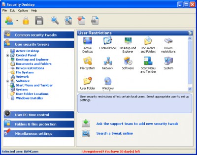 1st Privacy Tool for Windows 7.2.1.1 screenshot 1st Privacy Tool for Windows 7.2.1.1 screenshot