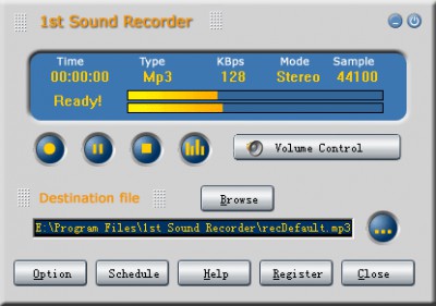 1st Sound Recorder 4.1 screenshot 1st Sound Recorder 4.1 screenshot