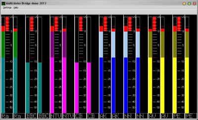 24 Channel Multi Level Meter Bridge 2006 screenshot 24 Channel Multi Level Meter Bridge 2006 screenshot