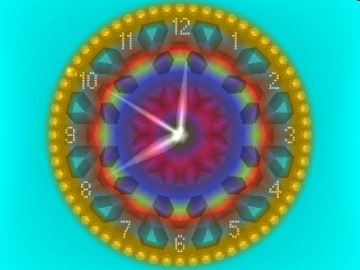 2D_Gold_Clock Screensaver 2.5 screenshot