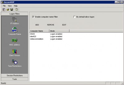 2X SecureRDP for Terminal Services 4.0 screenshot 2X SecureRDP for Terminal Services 4.0 screenshot