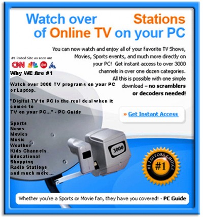 3000 TV CHANNELS ON YOUR PC 2007.01090 screenshot 3000 TV CHANNELS ON YOUR PC 2007.01090 screenshot