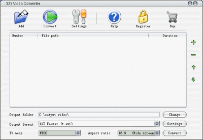 321 Video Converter 1.0.0 screenshot 321 Video Converter 1.0.0 screenshot