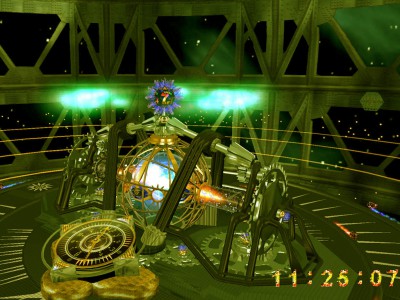 3D Alien Clock screensaver 2.3 screenshot