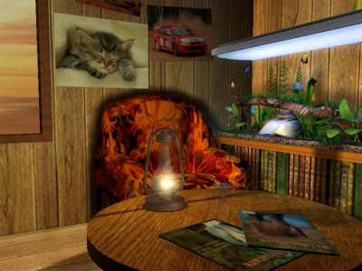 3D Bungalow Aquarium Screensaver 1.1 screenshot 3D Bungalow Aquarium Screensaver 1.1 screenshot