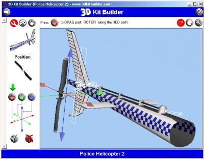 3D Kit Builder (Police Helicopter 2) 3.7 screenshot 3D Kit Builder (Police Helicopter 2) 3.7 screenshot