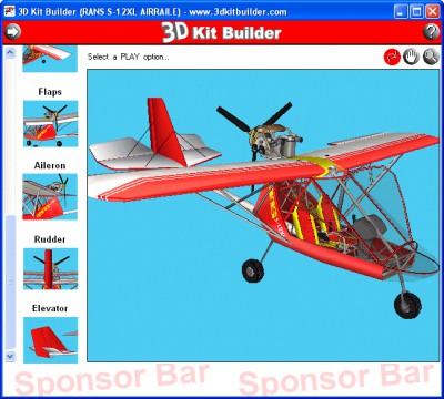 3D Kit Builder (RANS S-12XL AIRAILE) 3.10 screenshot