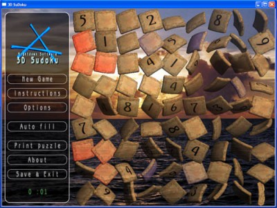 3D SuDoku 1.0 screenshot