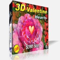 3D Valentine Hearts Screensaver 1.21 screenshot