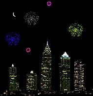 4th of July Fireworks Show Screen Saver 1.1 screenshot