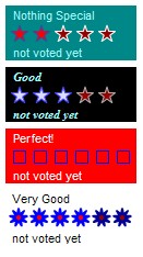 5-Star Rating Applet 1.0 screenshot 5-Star Rating Applet 1.0 screenshot