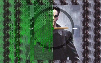 7art Matrix Clock ScreenSaver 1.1 screenshot 7art Matrix Clock ScreenSaver 1.1 screenshot