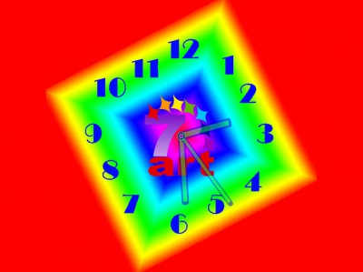7art Neon Clock ScreenSaver 1.1 screenshot