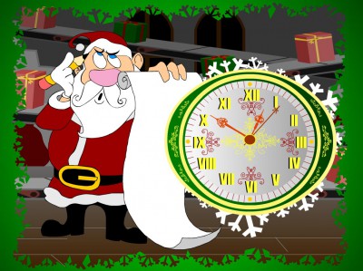 7art Santa Claus Clock ScreenSaver 2.3 screenshot 7art Santa Claus Clock ScreenSaver 2.3 screenshot