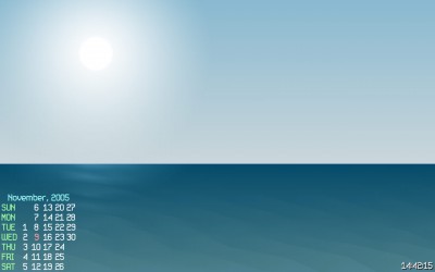 7art Sun and Moon Clock ScreenSaver 1.3 screenshot