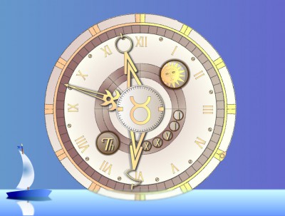 7art Zodiac Clock ScreenSaver 1.5 screenshot 7art Zodiac Clock ScreenSaver 1.5 screenshot