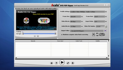 AALA - DVD PSP Ripper 40.902 screenshot