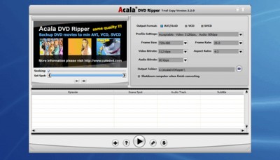 AALA - DVD Ripper 40.9.902 screenshot AALA - DVD Ripper 40.9.902 screenshot