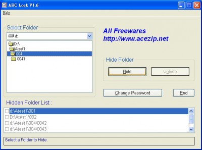 ABC Lock 1.6 screenshot ABC Lock 1.6 screenshot