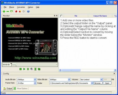 Abe AVI/WMV 2 MP4 Converter 2.1m screenshot Abe AVI/WMV 2 MP4 Converter 2.1m screenshot