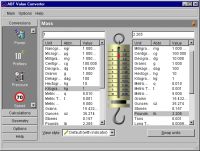 ABF Value Converter 2.3 screenshot ABF Value Converter 2.3 screenshot