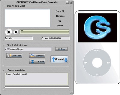 Abys iPod Movie/Video Converter 3.16 screenshot Abys iPod Movie/Video Converter 3.16 screenshot