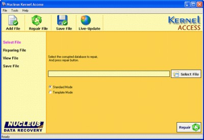 Access Database Repair 4.04 screenshot Access Database Repair 4.04 screenshot