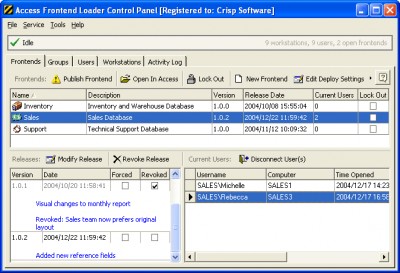 Access Frontend Loader 1.1.3 screenshot Access Frontend Loader 1.1.3 screenshot