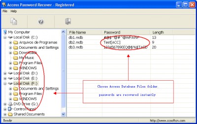 Access Password Recover 1.62 screenshot Access Password Recover 1.62 screenshot