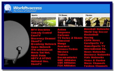 ACCESS TV WORLDWIDE ON PC 2007.1235 screenshot ACCESS TV WORLDWIDE ON PC 2007.1235 screenshot