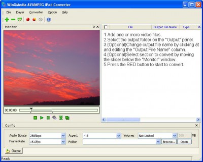 Ace AVI/MPEG iPod Converter 7.4.4.1218 screenshot Ace AVI/MPEG iPod Converter 7.4.4.1218 screenshot